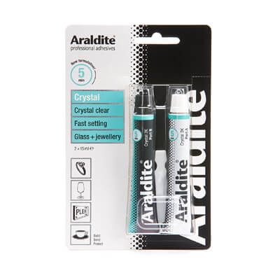 Araldite® Crystal Professional Adhesive 2 x 15ml Tubes
