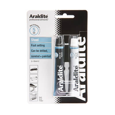 Araldite® Steel Professional Adhesive 2 x 15ml Tubes